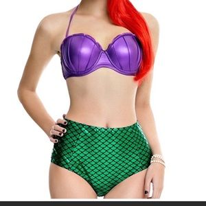 NWOT Little mermaid two piece Bikini